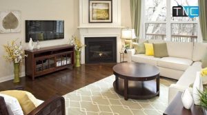 Decor Your Living Room with Corner Fireplace